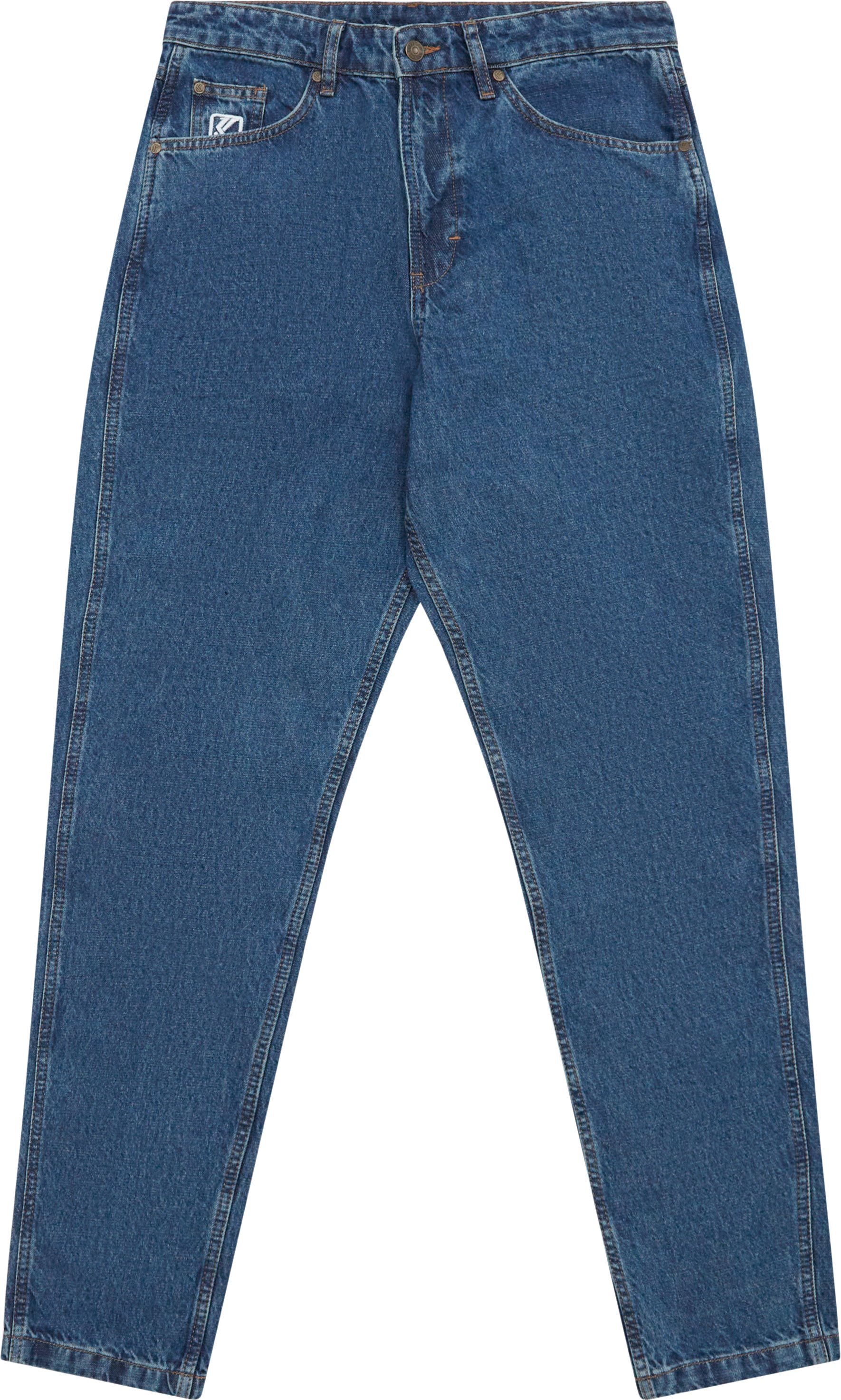Karl Kani Jeans SMALL SIGNATURE TAPERED FIVE POCKET DENIM Blå